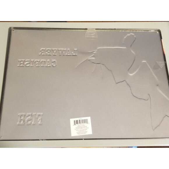 Rivers edge Metal sign fish and lawyers humor sealed - Picture 5 of 6